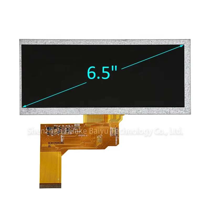 คุณภาพสูง 6.5 "แถบสี TFT LCD 800x320 พิกเซลหน้าจอสัมผัสอุปกรณ์เสริม 6.5 นิ้ว 40pin ประเภทบาร์จอแสดงผล TFT LCD สําหรับผลิตภัณฑ์ IoT