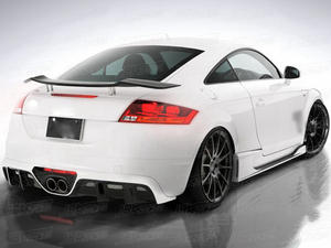 Becquet noir en FIBER de verre FRP, aileron postérieur mis à niveau, pour <span class=keywords><strong>AUDI</strong></span> <span class=keywords><strong>TT</strong></span> TTRS TTS <span class=keywords><strong>MK2</strong></span>, 2008 — 2014 - Product Image 6