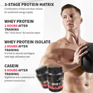 Direct Factory HJT Marca <span class=keywords><strong>Whey</strong></span> <span class=keywords><strong>Protein</strong></span> Isolado Em Pó Adulto Fitness Suplementos Nutrição Esportiva Muscle Building 20-29g Proteína - Product Image 3