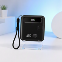 Batterie externe à charge rapide AC, pleine capacité pour 45W, multifonction, batterie de qualité supérieure, écran LED