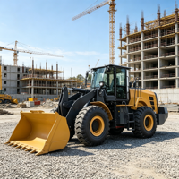 MX958 China Frontlader 5,5 Tonnen Schwerlast-Radlader EPA Euro 5 Hydraulikpumpen-Radlader für Kommunaltechnik
