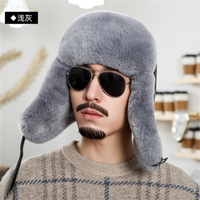 Orejeras mongolas para hombres y mujeres, gorro de piel de oveja, cálido, ruso, ushanka, de invierno
