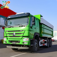 Camion benne Sinotruk HOWO 6x4 d'occasion, capacité 30-40 m³, 12/10 roues, prix compétitif
