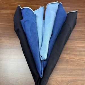 Tissu en denim extensible tissé en sergé gris bleu Lizhi pour garçons et filles, couleur personnalisée, coton/polyester/spandex - Product Image 3