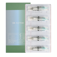 Aiguilles de tatouage universelles stérilisées professionnelles 0,18/0,2/0,3 mm Pointes longues Cartouches de machine à tatouer PMU