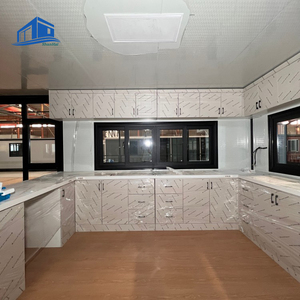 20ft + 40ft mở rộng container nhà thép cấu trúc xây dựng khung màu đen, 3 phòng ngủ, 2 phòng khách, 1 nhà bếp, 1 PHÒNG TẮM - Product Image 3