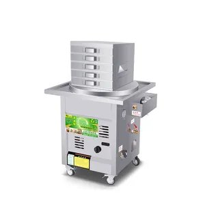 Gas rice vermicelli making machine food shop use steamed vermicelli roll machine