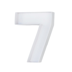 Boîte cadeau en papier mâché en forme de lettre ou de chiffre de 8 pouces pour fête d'anniversaire, chocolat, bonbons gélifiés - Product Image 2