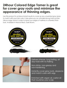 Faites votre propre tenue extra forte contrôle de bord noir magique non écaillant pas de blanc pour une fixation temporaire sur les bords fins - Product Image 3