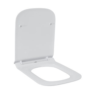 Cubierta de asiento de inodoro de liberación rápida de prensa simple, caída lenta, fácil de operar, Duroplast cuadrado Delgado, asiento de inodoro UF - Product Image 3