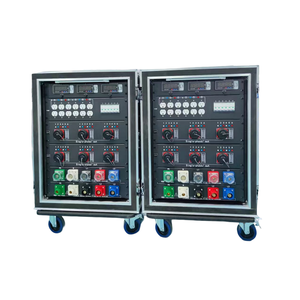 Event Camlock Input 24 Roads 40a Baquelita Socket Caja de salida Power Distro para iluminación Equipos de sonido Distro Box - Product Image 6