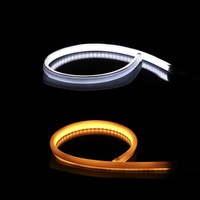 Accessoires pour voitures, bande lumineuse néon flexible, feux de jour à LED