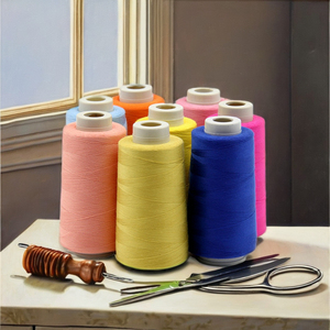 Nhà Sản Xuất Chất Lượng Cao 3000y 40/2 Polyester May Chủ Đề Hilo De Coser 100% Cone Độ Kiên Trì Cao - Product Image 3