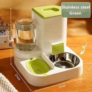 Dispensador Automático de Agua y Comida 2 en 1 para Perros y Gatos, Gran Capacidad de 1L+2.2L, Material PP de Grado Alimenticio, Diseño Anti-Atascos - Product Image 5