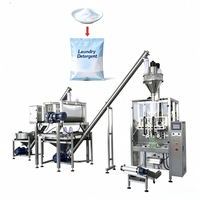 Machine de remplissage et de scellage entièrement automatisée pour l'emballage de poudre de henné, de café et de détergent en sachets à scellage arrière