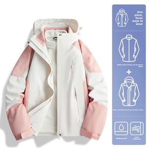 <strong>NASA</strong> Unisex <strong>Bomber</strong> <strong>Jacket</strong> New Autumn Three-in-One Detachable Polyester Fleece Mountaineering Tactical Hardshell <strong>Jacket</strong> - Product Image 2