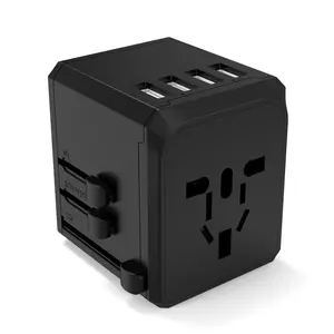 Universal Travel Adapter with Usb Multi Socket Travel Plug Adaptor with Type-C for multi devices multi adapter