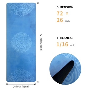 เสื่อโยคะพับได้ CZFIT ผ้าซูเอด 72'' x 26'' x 1 มม. น้ำหนักเบา พกพาสะดวก พื้นกันลื่น เป็นมิตรกับสิ่งแวดล้อม พร้อมกระเป๋าหิ้ว - Product Image 2