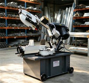 Scie à ruban horizontale semi-automatique industrielle pour la découpe des métaux - Product Image 2