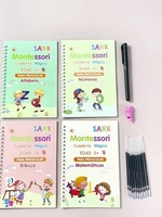 Cuaderno de ejercicios de escritura en inglés para niños, con ranuras para practicar la escritura, ideal para viajes, tamaño A5, encuadernación en espiral, venta al por mayor