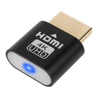 Adaptateur émulateur d'affichage factice 4K HDTV (Ghost Adapter) pour Windows, Mac, Linux, PC et serveur, 4096x2160 60Hz