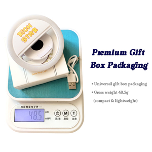 Xách tay mini <span class=keywords><strong>LED</strong></span> vòng ánh sáng có thể sạc lại <span class=keywords><strong>Selfie</strong></span> chiếu sáng cho điện thoại thông minh máy ảnh - Product Image 6
