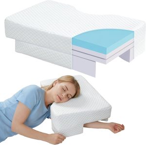 <span class=keywords><strong>Oreiller</strong></span> pour dormeurs latéraux pour soulager les douleurs aux épaules et soutenir le cou, <span class=keywords><strong>oreiller</strong></span> cervical ergonomique en mousse à mémoire de forme de qualité supérieure avec trous pour les bras - Product Image 4