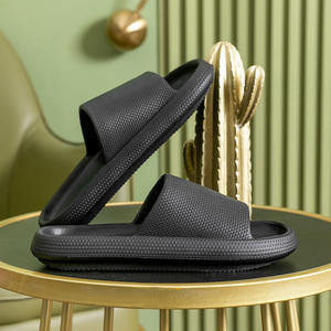 Унисекс шлепанцы-слайды с индивидуальным логотипом, на толстой подошве из пены EVA, водонепроницаемые, легкие, быстросохнущие, для душа - Product Image 5