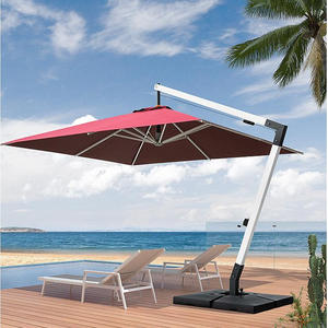 JXT – <span class=keywords><strong>grand</strong></span> <span class=keywords><strong>parasol</strong></span> d'extérieur en aluminium en forme de 7, en grain de bois, <span class=keywords><strong>grand</strong></span> <span class=keywords><strong>parasol</strong></span> pour jardin, <span class=keywords><strong>plage</strong></span>, parc, café - Product Image 5