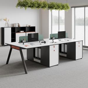 Escritorio de Oficina Moderno de Madera Premium con Soporte para Pantalla y Organizador, Diseño Modular - Product Image 2