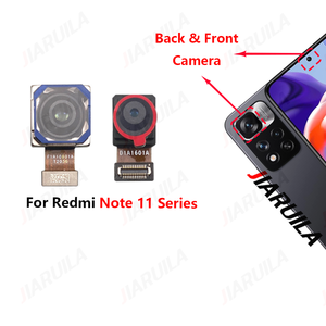 Kit de cámara frontal trasera principal original para <span class=keywords><strong>Redmi</strong></span> <span class=keywords><strong>Note</strong></span> 11 Se 11 S 11R 11T Pro Plus 5G Módulo de cámara trasera cable flexible reemplazo de repuesto - Product Image 1