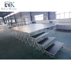 RK Aluminum Folding Stage Platform 1.22m x 1.22m Modular Rectangular Stage Display Equipment for Exhibitions - Product Image 3