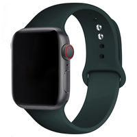 Bracelet de sport pour Apple Watch Bracelet en silicone souple Bracelets de remplacement pour IWatch Series 10/9/87/6/5/4/3/2/SE 42mm 46mm