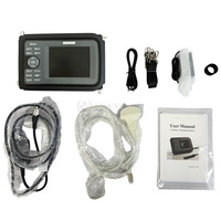 Scanner à ultrasons sans fil portatif vétérinaire Scanner de grossesse animal numérique avec sonde convexe ou sonde rectale