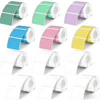 Rouleaux d'étiquettes thermiques vierges en gros, autocollantes, 4x6, pour expédition et codes-barres