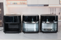 GiaYol Friteuse à air moderne en acier inoxydable 8-10L Smart App-Controlled Energy Saving Digital Control Non-Stick PTFE