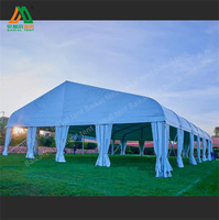 Tente de réception rectangulaire permanente en PVC avec structure en aluminium robuste pour les expositions musicales, les événements sportifs
