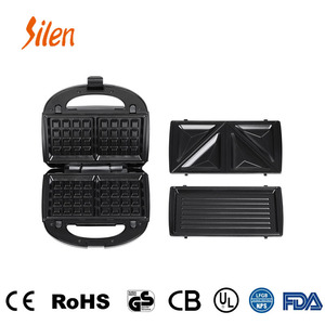 <span class=keywords><strong>Sandwichera</strong></span> <span class=keywords><strong>Económica</strong></span> Automática Antiadherente Ecológica Desmontable con Placas Multifuncionales - Electrodoméstico de Cocina - Product Image 4