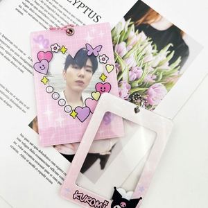 Porte-clés en plastique personnalisé à faible MOQ pour photocartes d'idols Kpop, présentoir de cartes en acrylique - Product Image 3