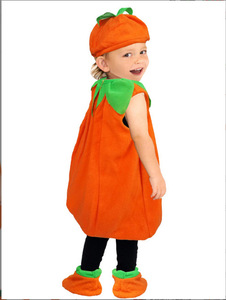 Costume d'Halloween unisexe pour enfants Haolan, adorable déguisement de citrouille pour bébés, idéal pour les petites célébrations et fêtes - Product Image 5