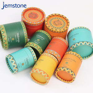 Cajas de embalaje de tubo de Papel kraft de empuje para manualidades personalizadas para tubo de vela - Product Image 3