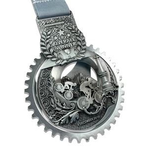 Médailles 3D personnalisées en gros, médailles en métal pour anniversaires scolaires et compétitions, médailles sportives amusantes en alliage de zinc pour la course à pied - Product Image 5