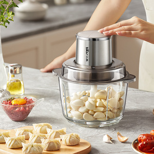 Little Bear Food Processor 600W Stainless Steel Glass Bowl Chopping Grinding <b>Meat</b> <b>Grinder</b> Household Electric - Product Image 1