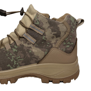 Chaussures de randonnée pour hommes, respirantes, antidérapantes, amortissantes, à lacets, bout rond, montantes, décontractées - Product Image 5