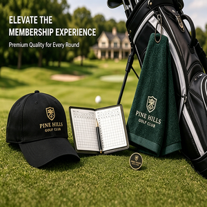 Caja de Regalo de Bienvenida para Membresía de Golf Personalizada con Gorra de Golf, Toalla, Porta Tarjetas de Puntuación y Marcador de Pelota para el Programa de Membresía VIP - Product Image 6