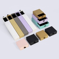 Ruban coulissant boîte à perruque extension cosmétique collier cils coloré style carton papier emballage cadeau boîte à tiroir