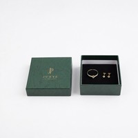 Boîtes à bijoux en papier style tendance, prêtes à l'emploi, avec pochette cadeau et sac, boîte à bijoux personnalisée en carton pour collier