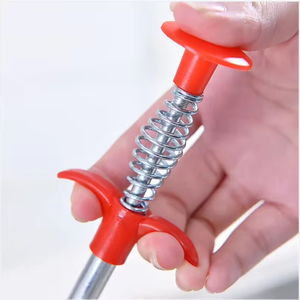 Potente Pinza per Scarichi <span class=keywords><strong>da</strong></span> 35 Pollici, Strumento Flessibile a Lunga Portata per Pulizia di Scarichi Stretti e Curvi, Pulitore a Molla per Fognature - Product Image 3