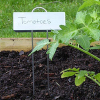 Alat berkebun Stainless Steel, Pot bunga tanda tanaman logam Stainless Steel kualitas tinggi, Pot bunga, alat berkebun, plat tanda untuk taman luar ruangan