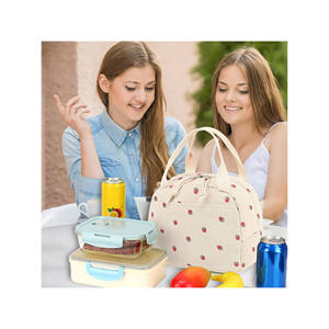 Bolsa de Almuerzo Reutilizable Ecológica de Gran Capacidad, Aislamiento Térmico para Viajes al Aire Libre, Salidas de Primavera y Picnic - Product Image 2